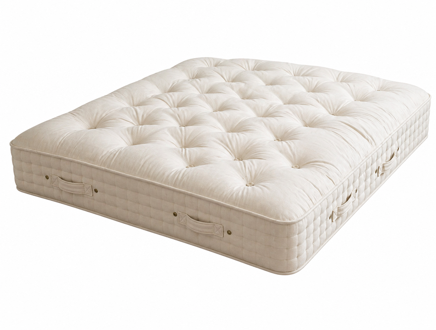 100% Organic Super Luxury 2000 GSM Wool Mattress Egyptian Cotton 30 CM Deep